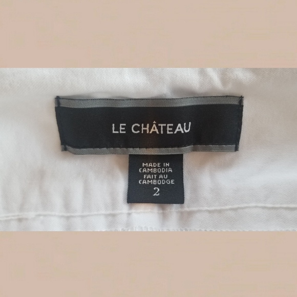 Le Chateau Dress Pants in white - Size 2 🍒 - Picture 3 of 4